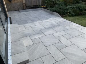 essex porcelain bradstone aspero grey patio 51