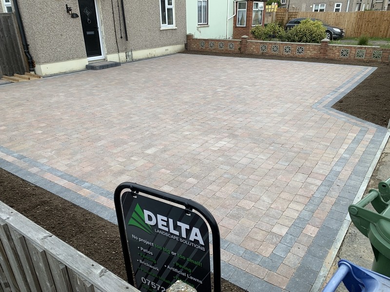 thurrock lawn patio driveway project 1