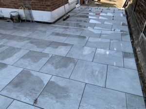 billericay essex lake grey patio project 15