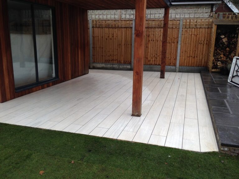 essex porcelain madera planks patio 2 1