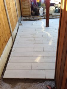 essex porcelain madera planks patio 6 rotated