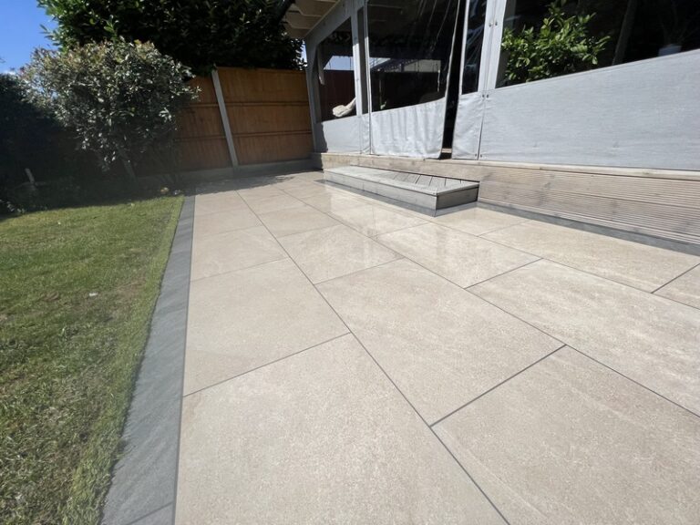 essex thurrock bradstone tatra porcelain patio dark grey border 14