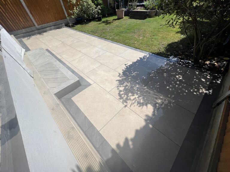 essex thurrock bradstone tatra porcelain patio dark grey border 16