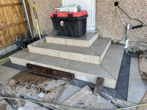 essex thurrock corringham bradstone tatra porcelain patio dark grey border 05