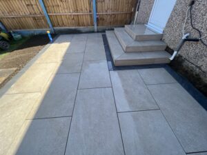 essex thurrock corringham bradstone tatra porcelain patio dark grey border 08