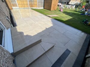 essex thurrock corringham bradstone tatra porcelain patio dark grey border 14