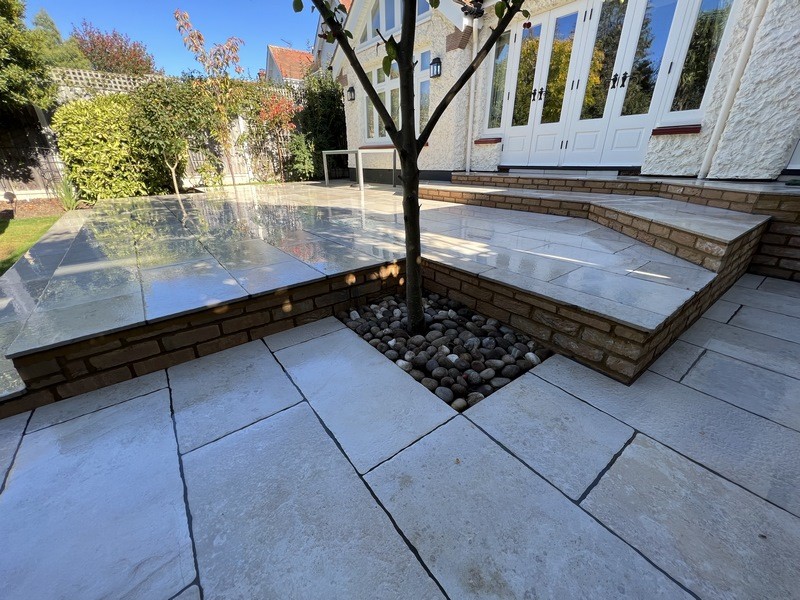 leigh on sea large buff blend patio essex 14 2