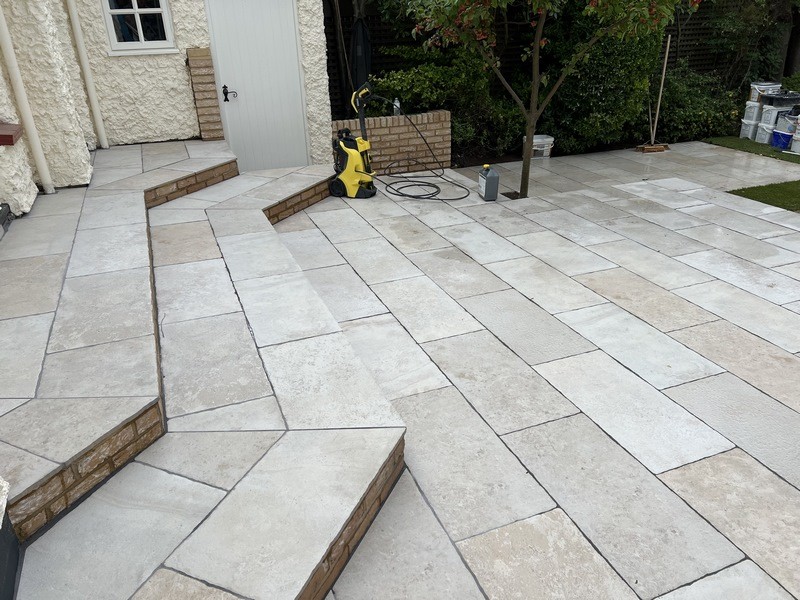 leigh on sea large buff blend patio essex 7 1
