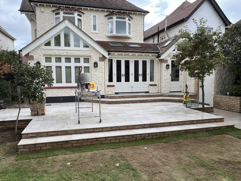 leigh on sea large buff blend patio essex 8