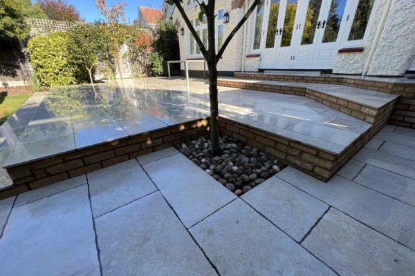 leigh on sea large buff blend patio essex 14
